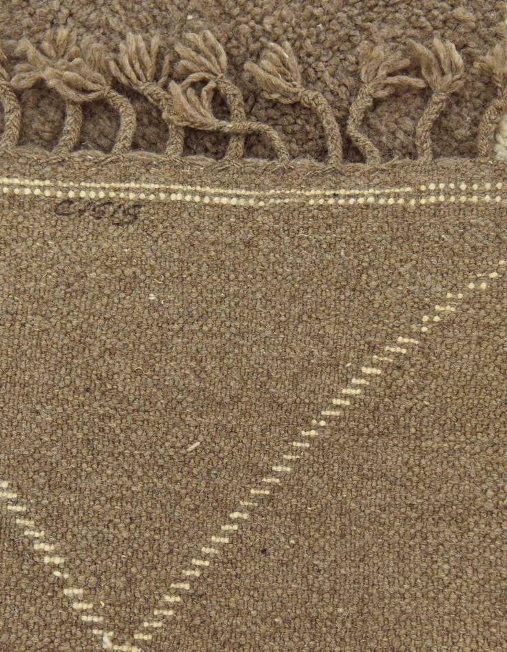 Detail image of 5' 3 x 8' 8  Hand Knotted Moroccan Wool Rug