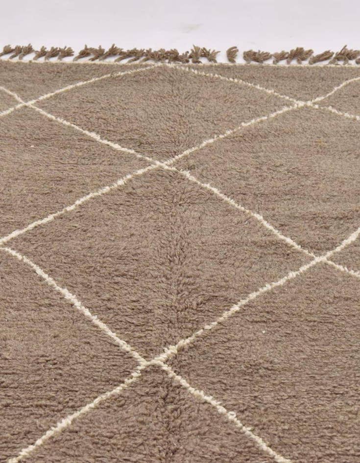 Detail image of 5' 3 x 8' 8 Hand Knotted Moroccan Wool Rug