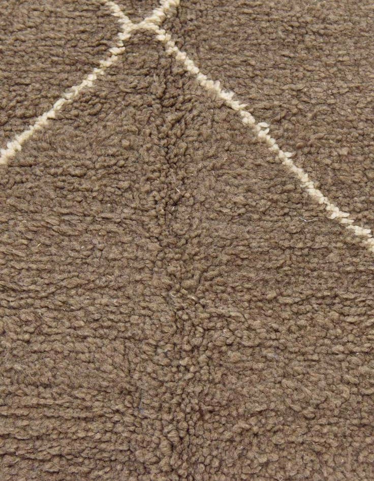 Detail image of 5' 3 x 8' 8  Hand Knotted Moroccan Wool Rug
