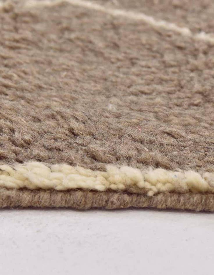 Detail image of 5' 3 x 8' 8  Hand Knotted Moroccan Wool Rug