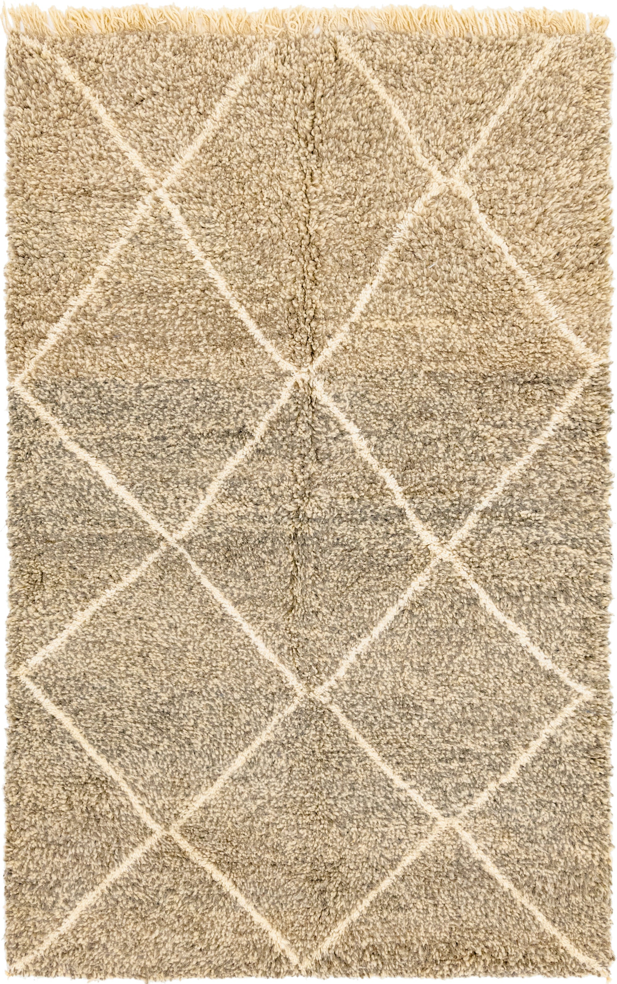 5' 6 x 8' 4 Hand Knotted Moroccan Wool Rug