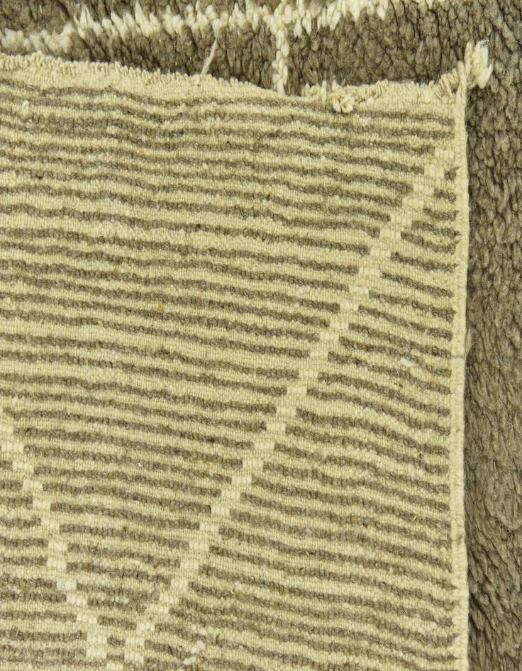 Detail image of 4' 9 x 7' 3  Hand Knotted Moroccan Wool Rug
