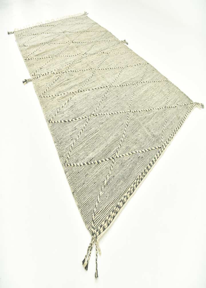 6' 8 x 11' 2 Hand Knotted Moroccan Wool Rug