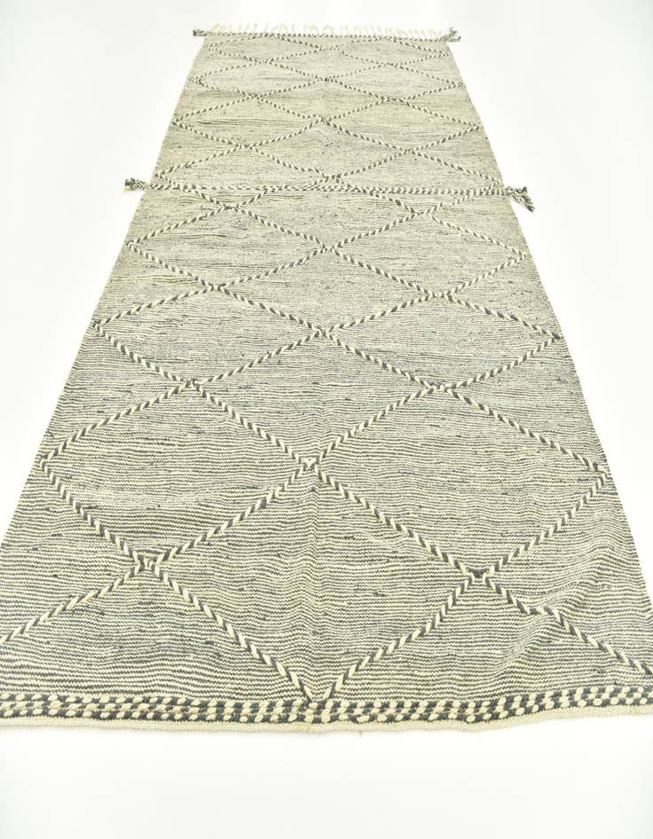 Detail image of 6' 8 x 11' 2  Hand Knotted Moroccan Wool Rug