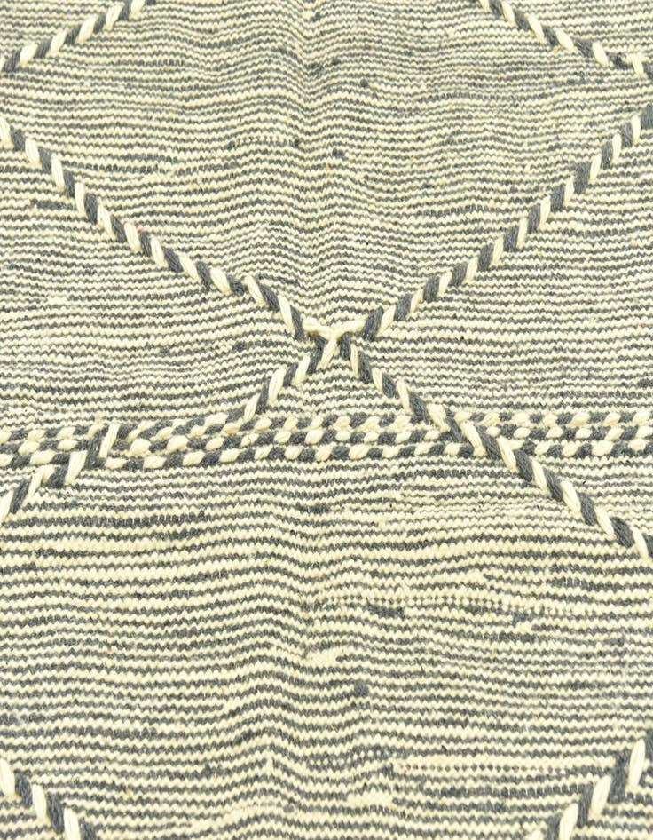 Detail image of 6' 8 x 11' 2  Hand Knotted Moroccan Wool Rug