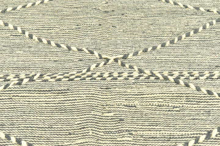 6' 8 x 11' 2 Hand Knotted Moroccan Wool Rug
