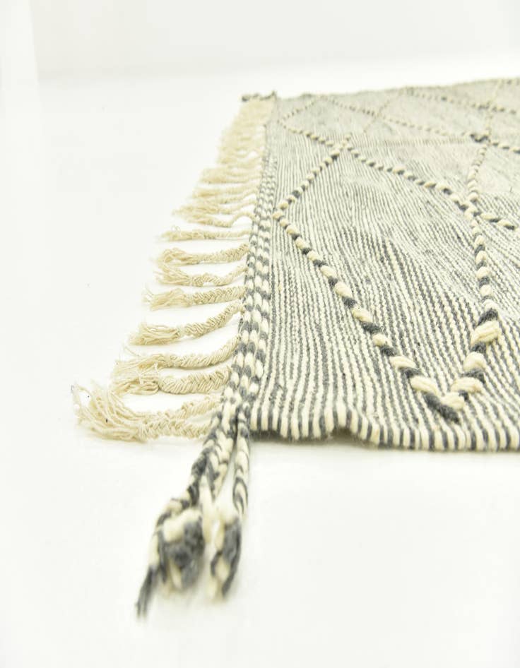 Detail image of 6' 8 x 11' 2  Hand Knotted Moroccan Wool Rug