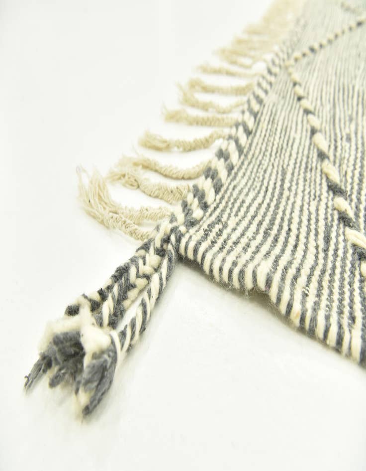 Detail image of 6' 8 x 11' 2  Hand Knotted Moroccan Wool Rug