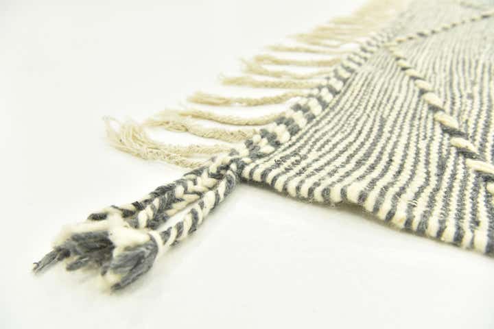 6' 8 x 11' 2 Hand Knotted Moroccan Wool Rug