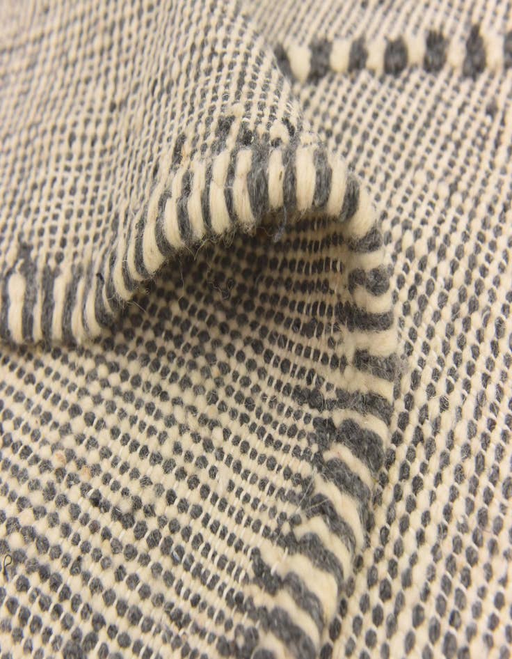 Detail image of 6' 6 x 10'  Hand Knotted Moroccan Wool Rug