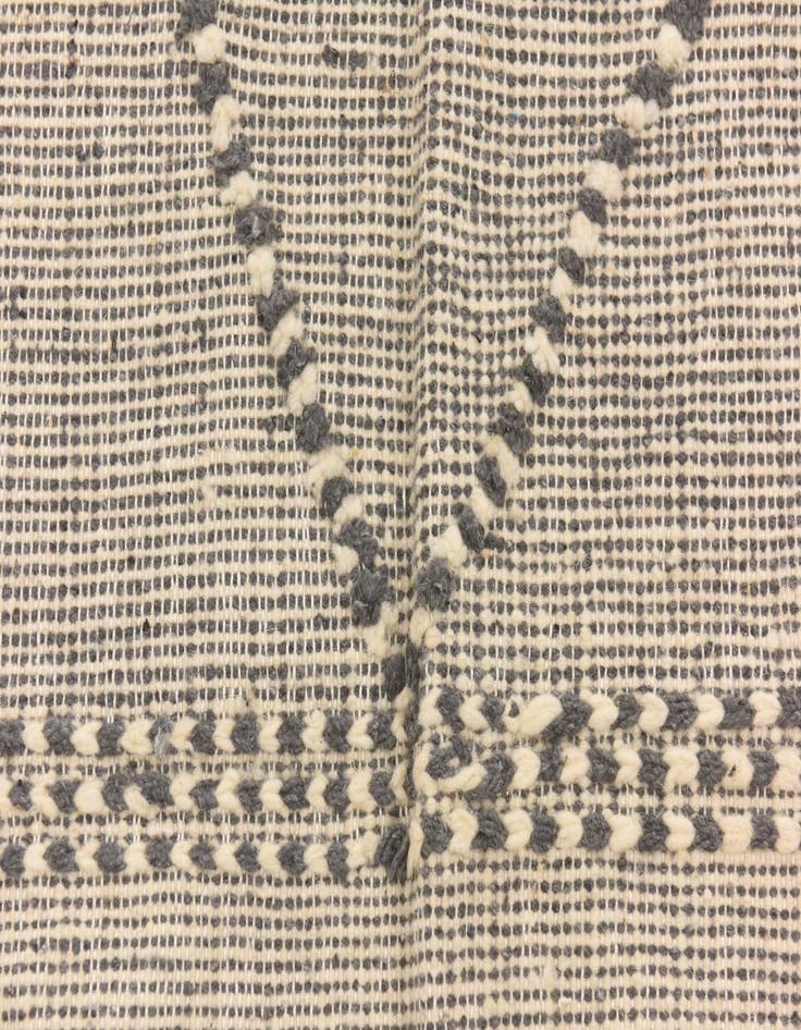 Detail image of 6' 6 x 10'  Hand Knotted Moroccan Wool Rug