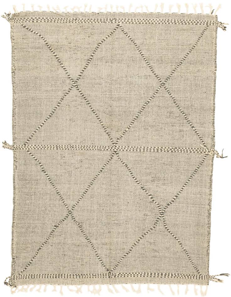 Detail image of 6' 6 x 10' Hand Knotted Moroccan Wool Rug