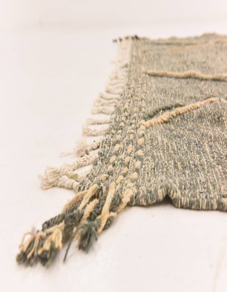 Detail image of 6' 11 x 11' 6  Hand Knotted Moroccan Wool Rug