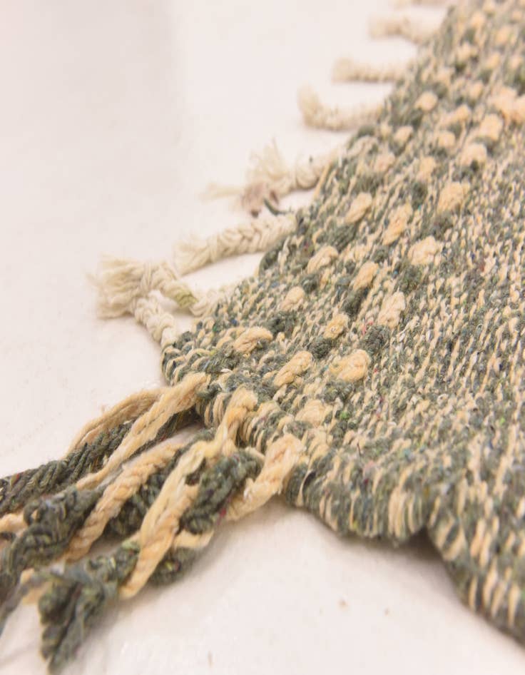 Detail image of 6' 11 x 11' 6  Hand Knotted Moroccan Wool Rug