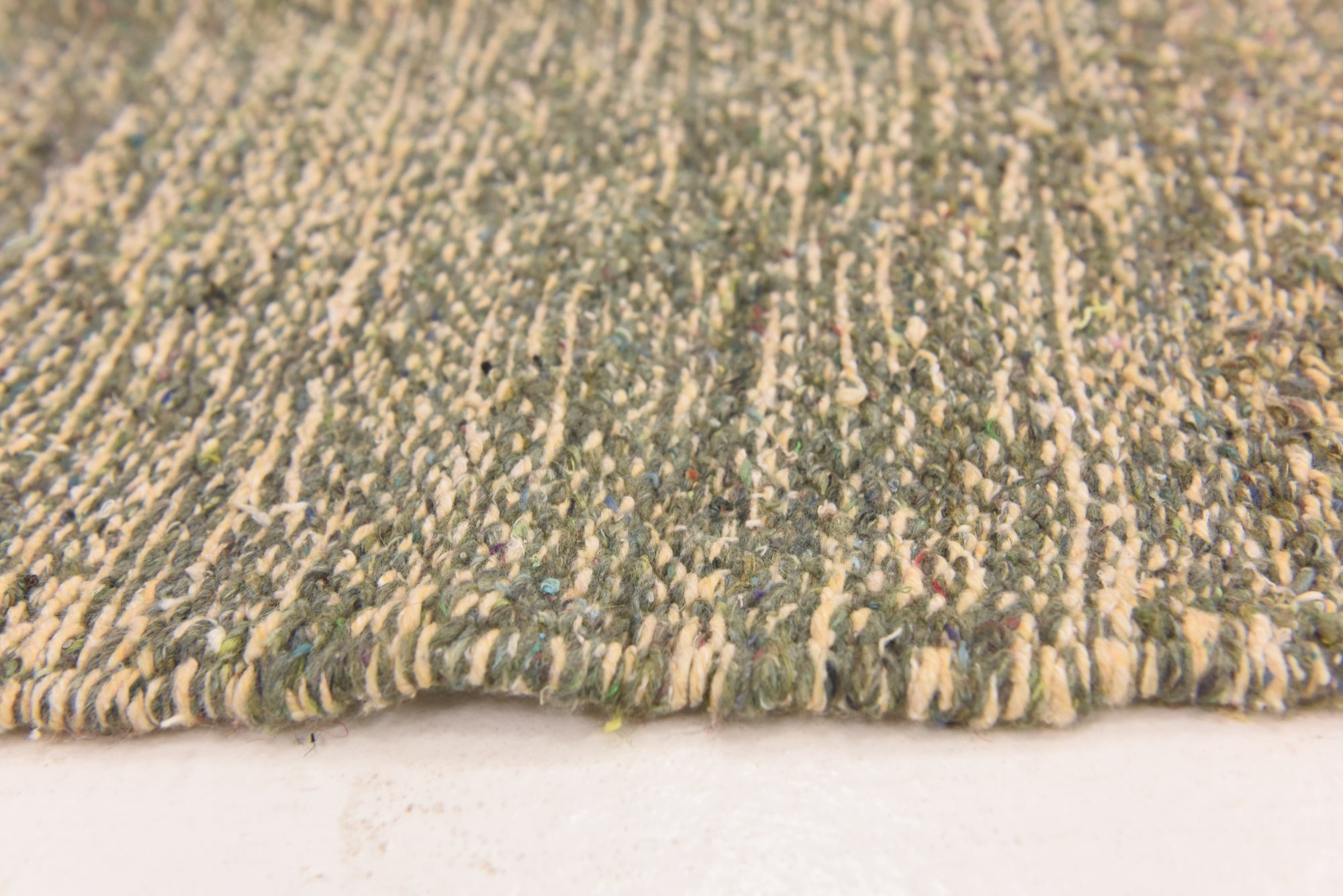 6' 11 x 11' 6 Hand Knotted Moroccan Wool Rug