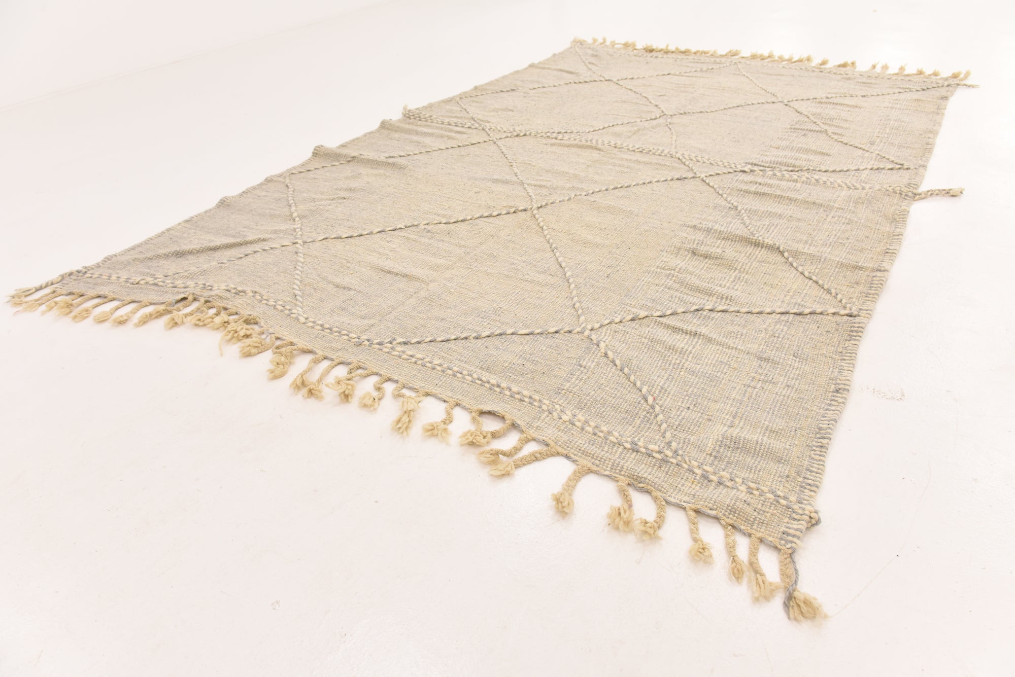 7' 5 x 10' 9 Hand Knotted Moroccan Wool Rug