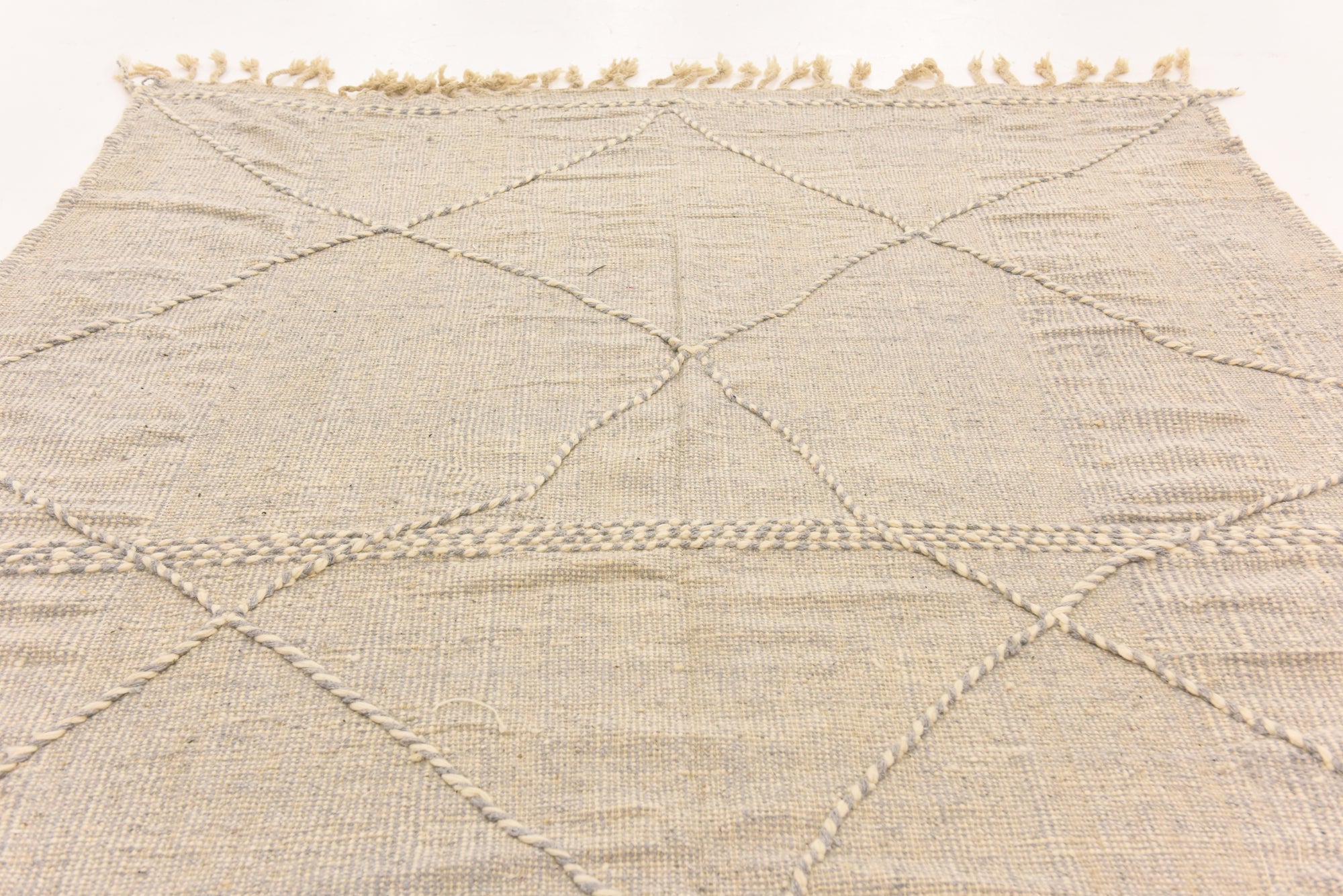 7' 5 x 10' 9 Hand Knotted Moroccan Wool Rug