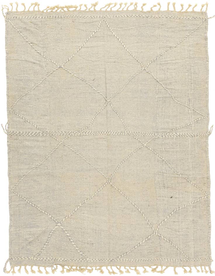 Detail image of 7' 5 x 10' 9 Hand Knotted Moroccan Wool Rug