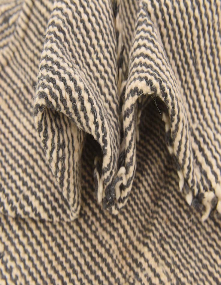 Detail image of 6' 8 x 9' 10  Hand Knotted Moroccan Wool Rug