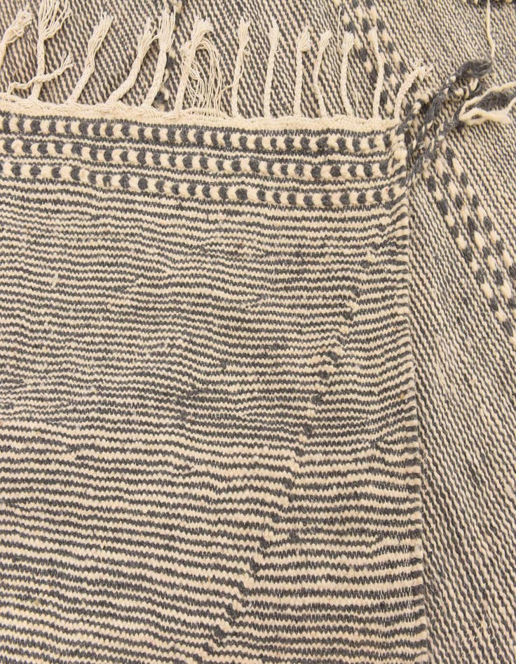 Detail image of 6' 8 x 9' 10  Hand Knotted Moroccan Wool Rug