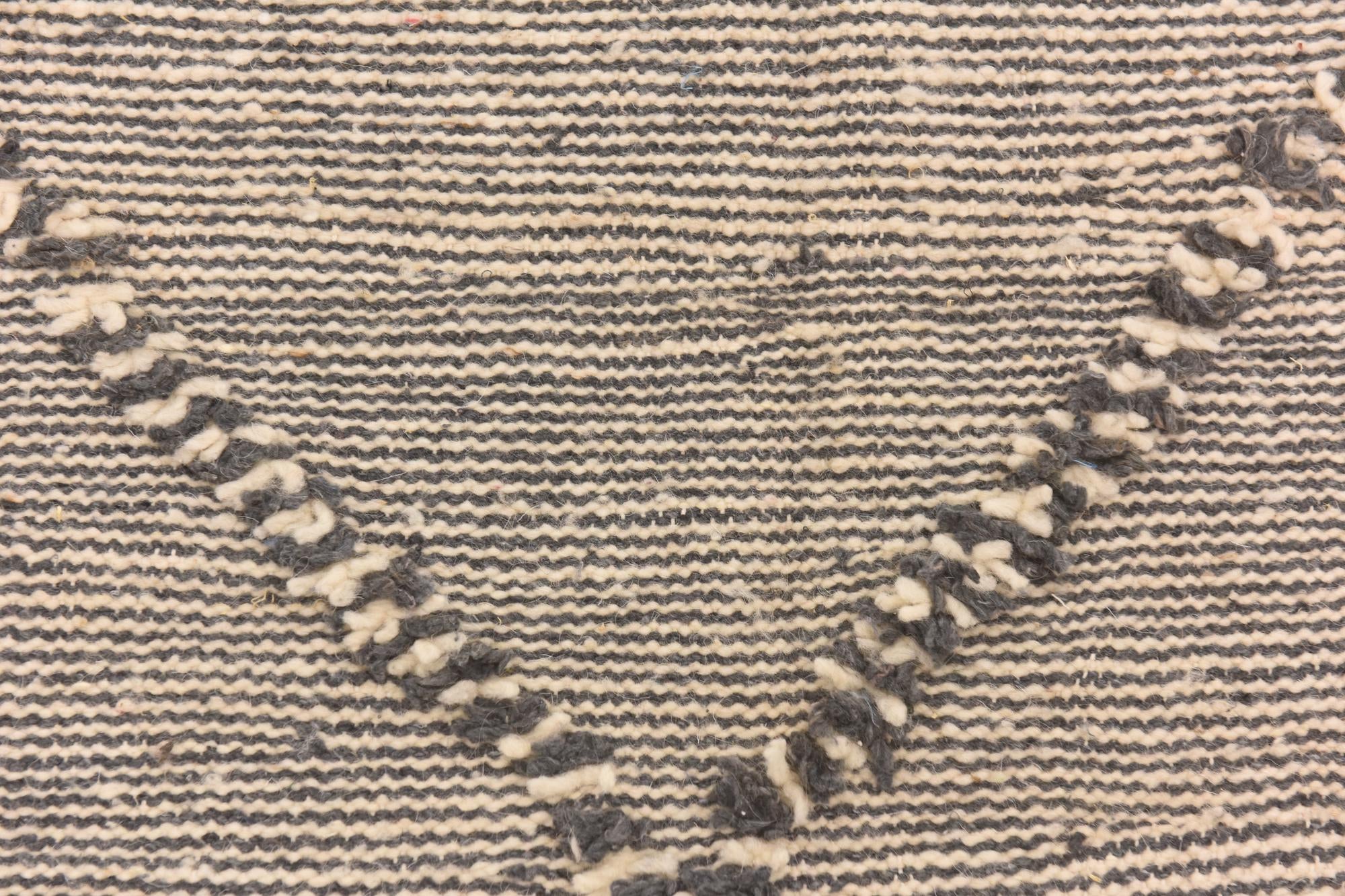 6' 8 x 9' 10 Hand Knotted Moroccan Wool Rug