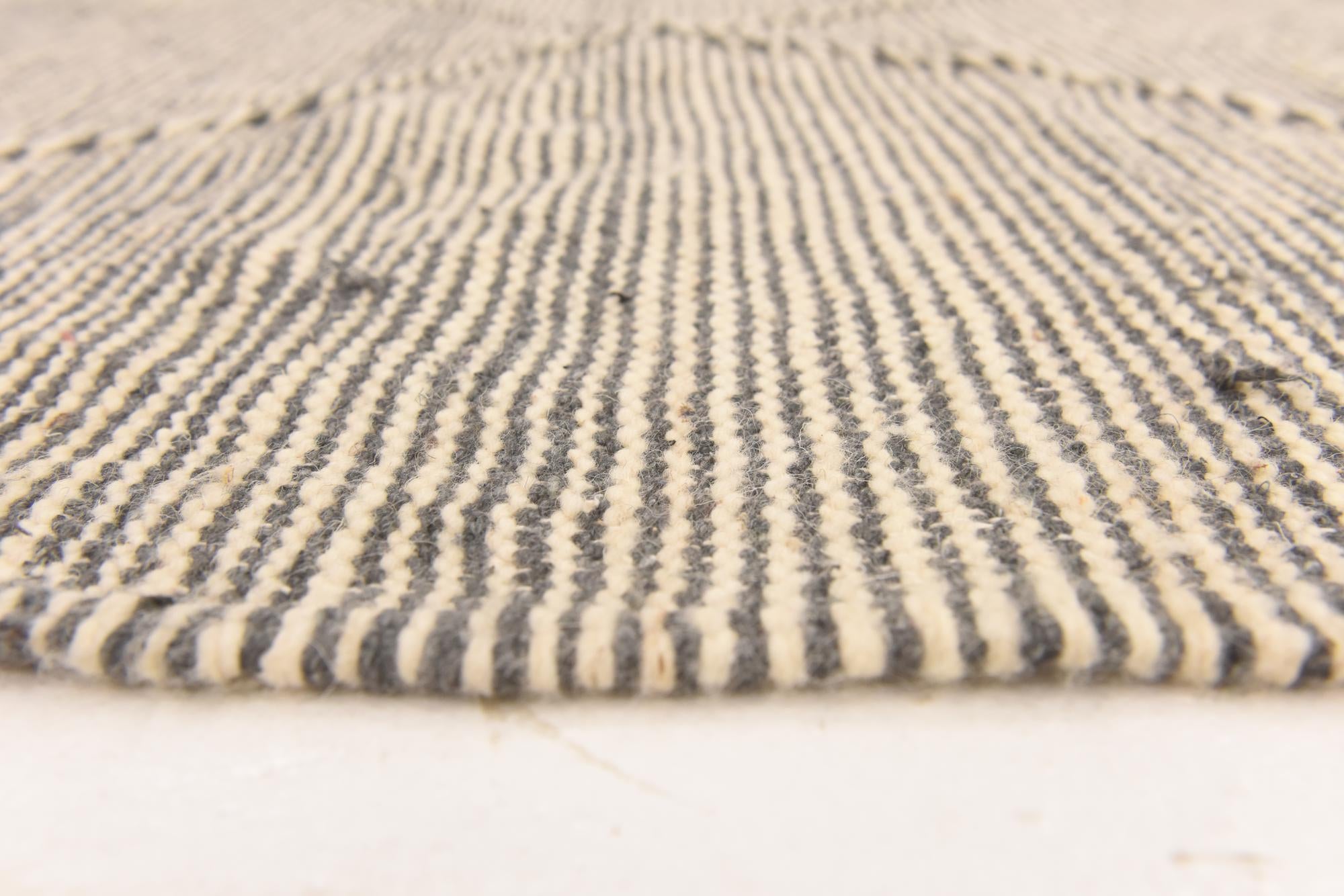 6' 5 x 10' 9 Hand Knotted Moroccan Wool Rug