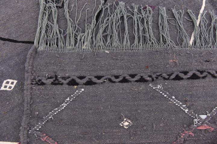 6' 5 x 9' 2 Hand Knotted Moroccan Wool Rug
