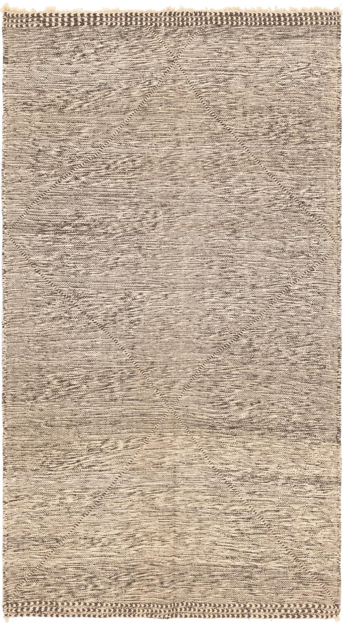 5' 4 x 9' 4 Hand Knotted Moroccan Wool Rug