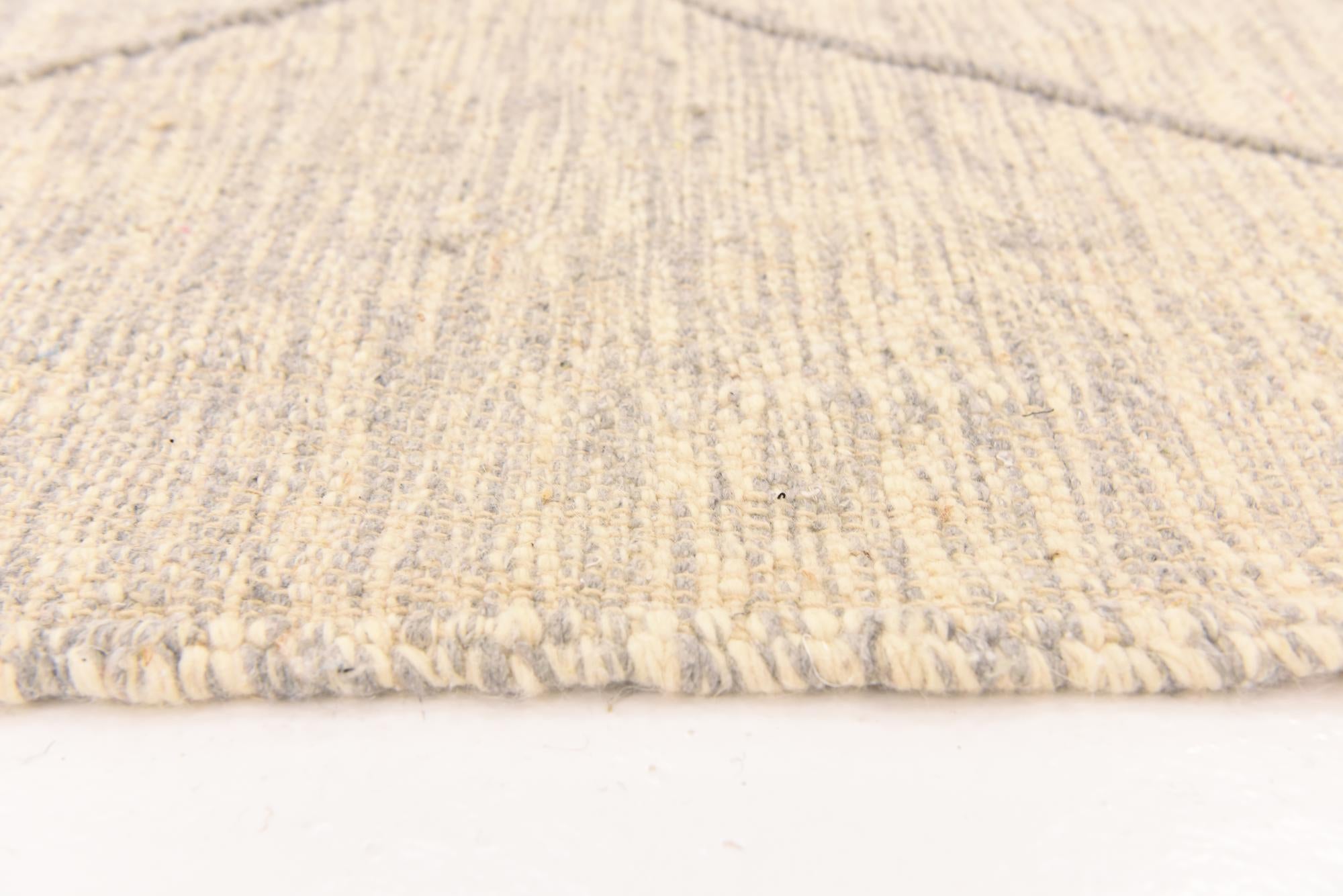 6' 11 x 9' 1 Hand Knotted Moroccan Wool Rug