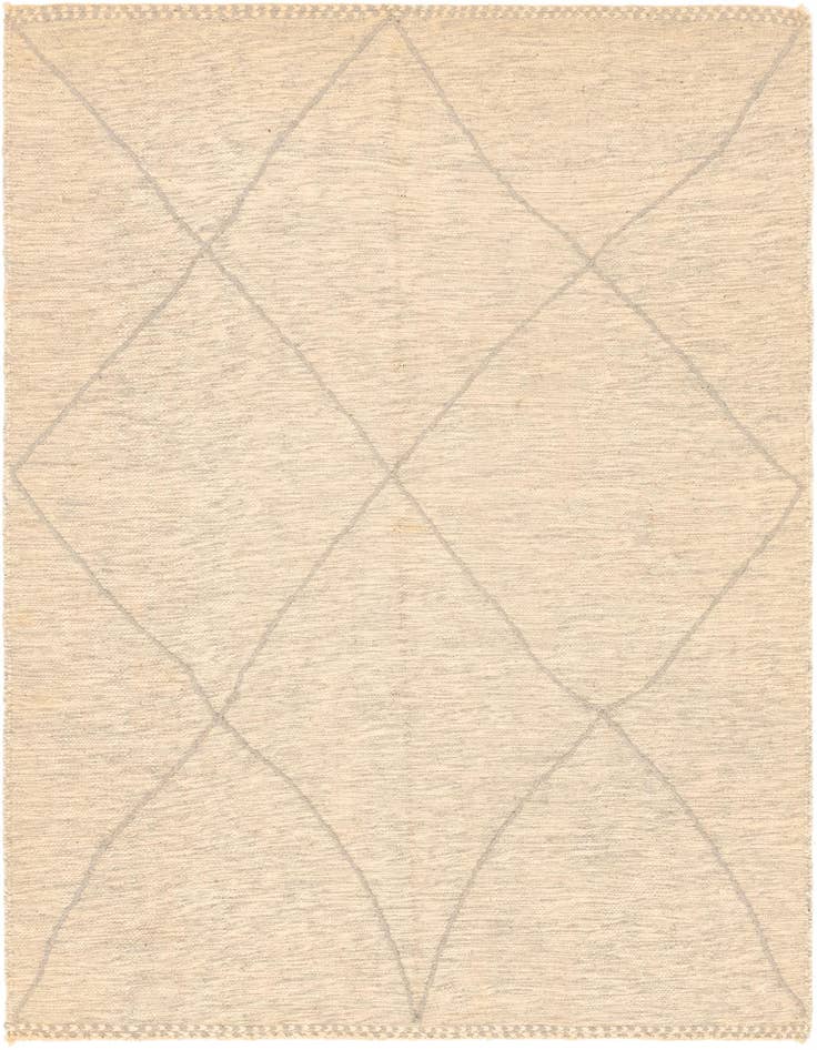 Detail image of 6' 11 x 9' 1 Hand Knotted Moroccan Wool Rug