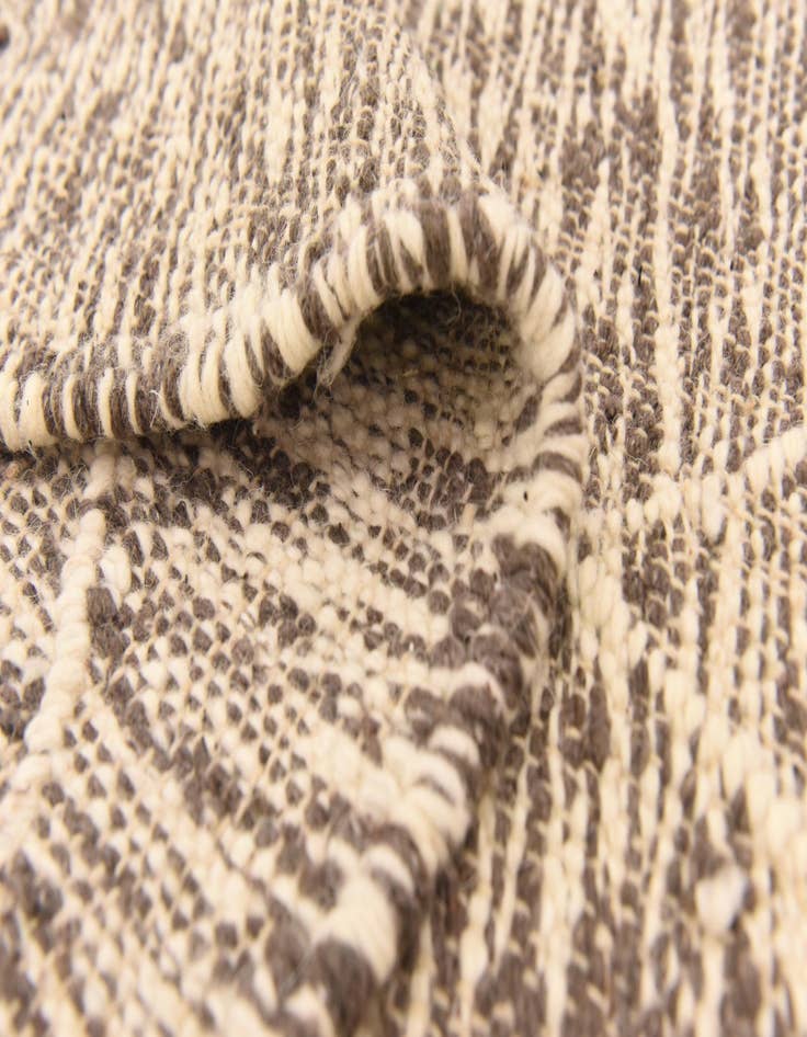 Detail image of 6' 7 x 9'  Hand Knotted Moroccan Wool Rug