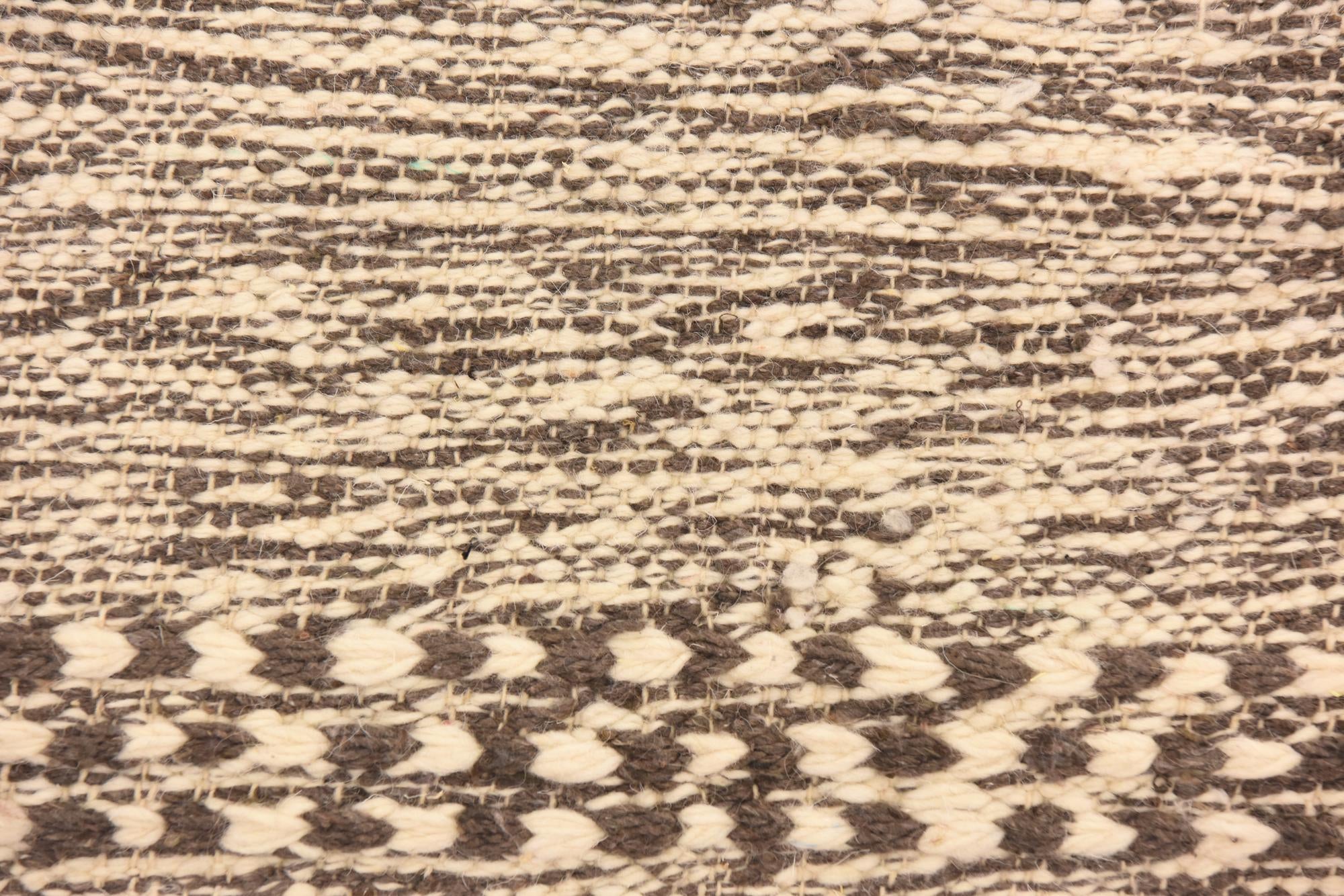 6' 7 x 9' Hand Knotted Moroccan Wool Rug