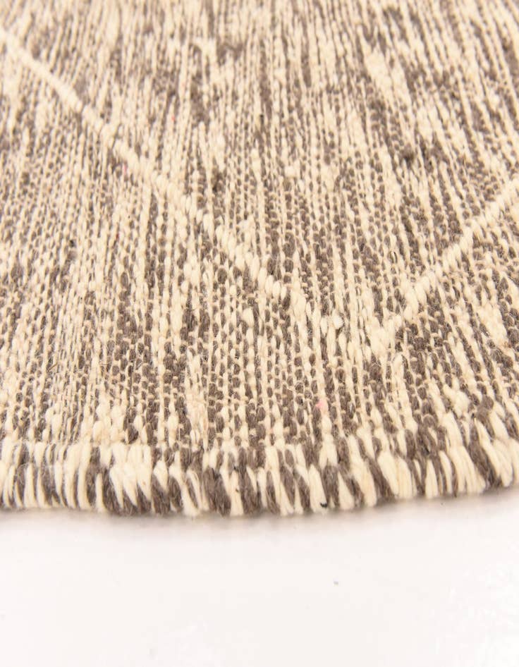 Detail image of 6' 7 x 9'  Hand Knotted Moroccan Wool Rug