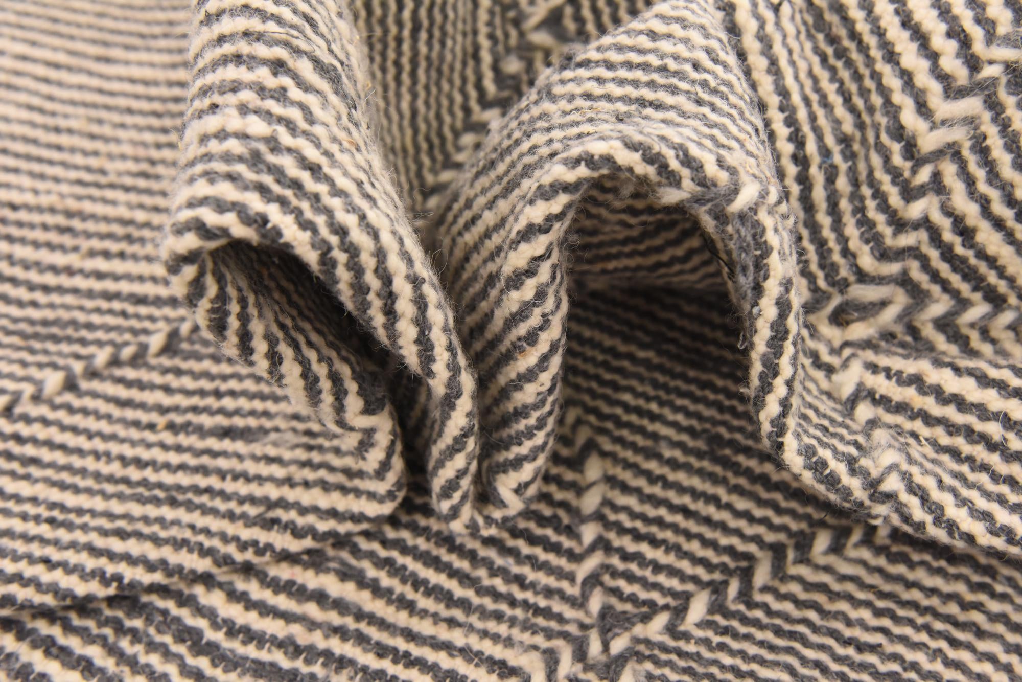 6' 4 x 10' 1 Hand Knotted Moroccan Wool Rug