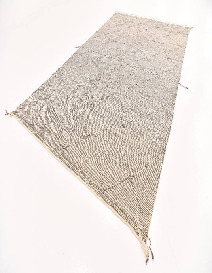 Detail image of 6' 4 x 10' 1  Hand Knotted Moroccan Wool Rug