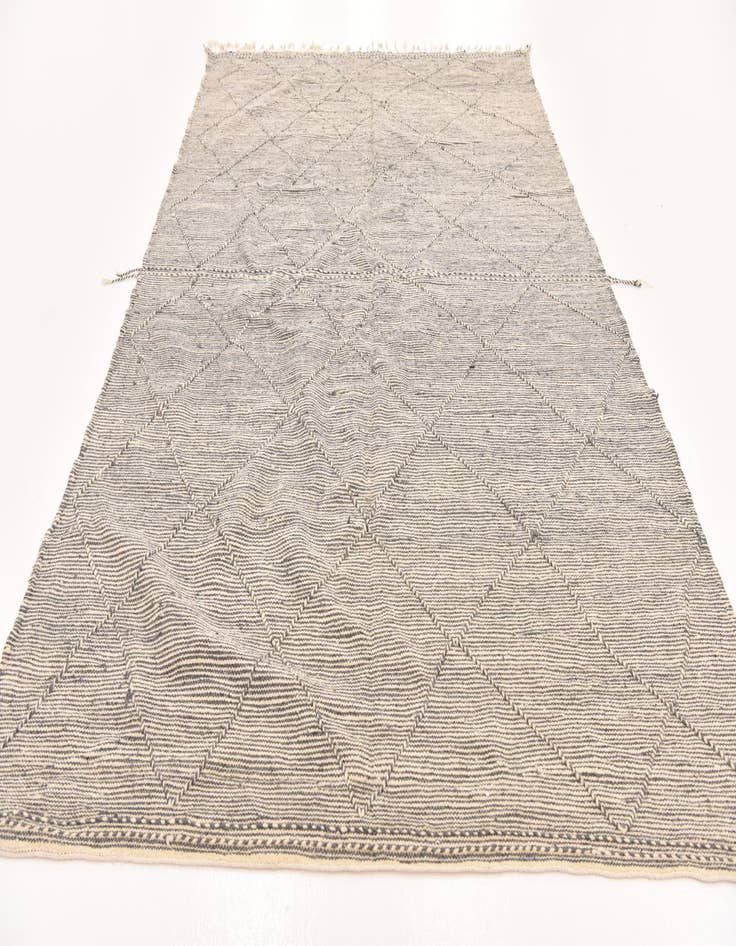 Detail image of 6' 4 x 10' 1  Hand Knotted Moroccan Wool Rug