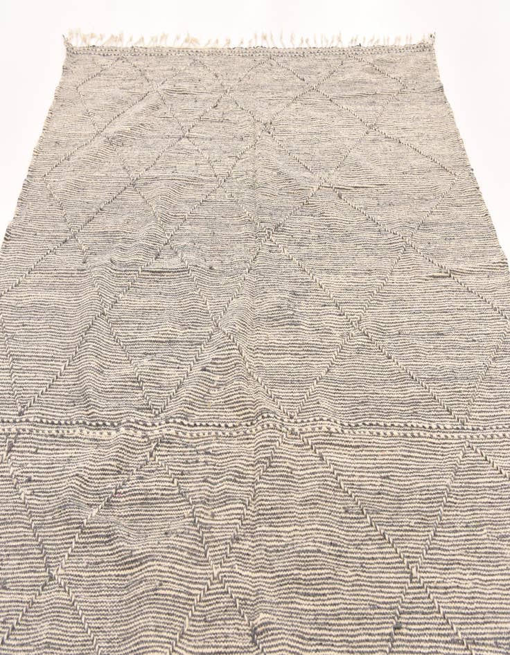 Detail image of 6' 4 x 10' 1  Hand Knotted Moroccan Wool Rug