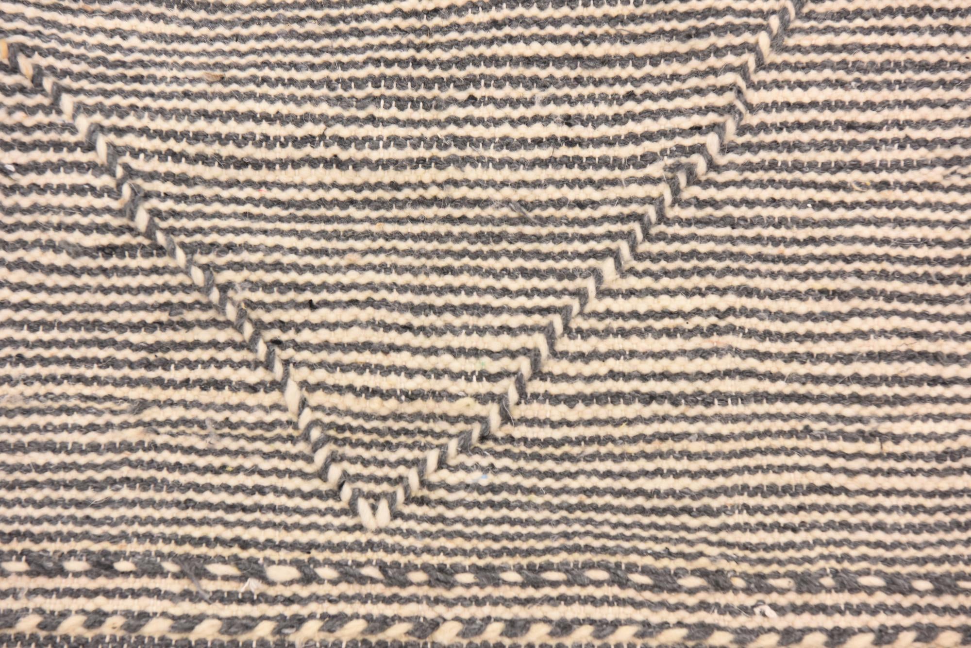 6' 4 x 10' 1 Hand Knotted Moroccan Wool Rug