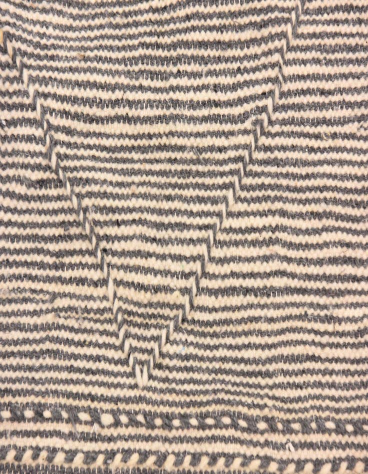 Detail image of 6' 4 x 10' 1  Hand Knotted Moroccan Wool Rug