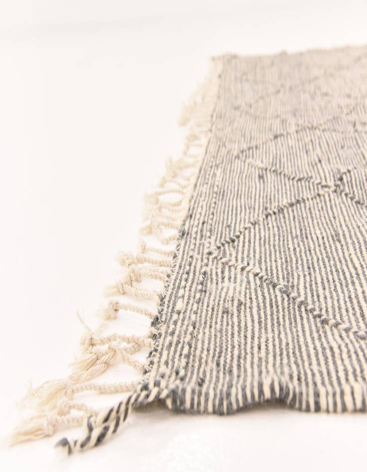 Detail image of 6' 4 x 10' 1  Hand Knotted Moroccan Wool Rug