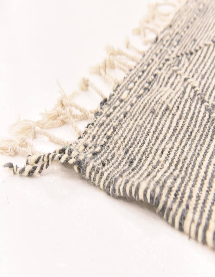 Detail image of 6' 4 x 10' 1  Hand Knotted Moroccan Wool Rug