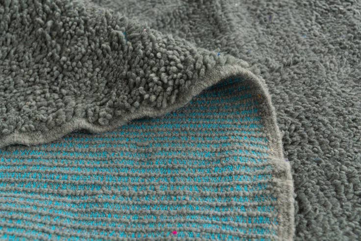 Detail image of 6' 6 x 9' 4 Hand Knotted Moroccan Wool Rug