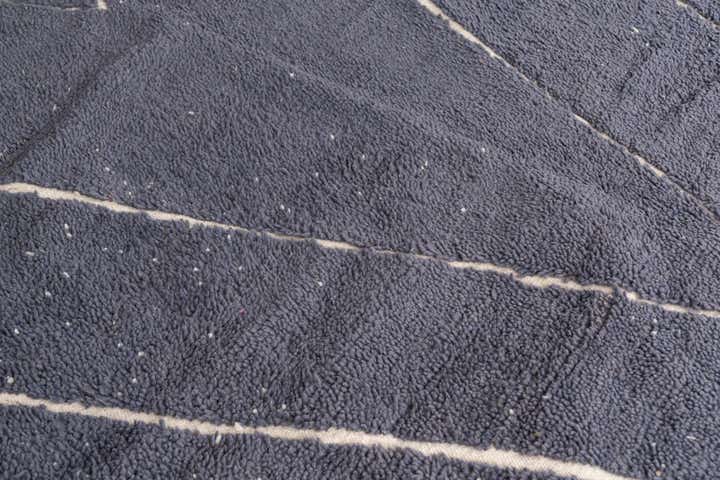 6' 9 x 9' 5 Hand Knotted Moroccan Wool Rug