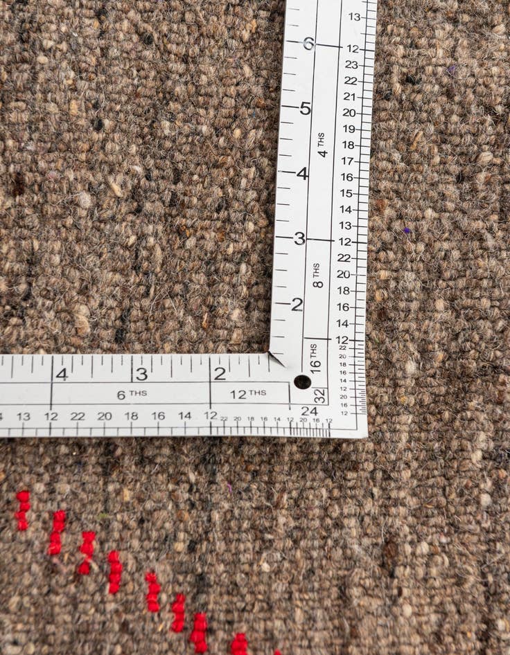 Detail image of 6' 5 x 10'  Hand Knotted Moroccan Wool Rug