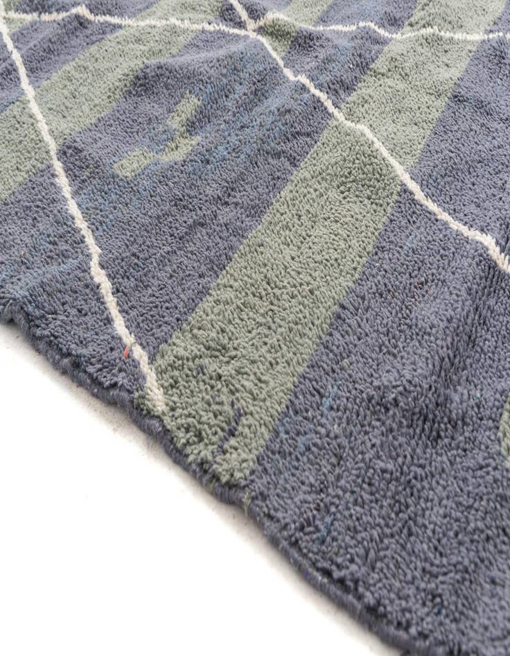 Detail image of 5' 4 x 8'  Hand Knotted Moroccan Wool Rug