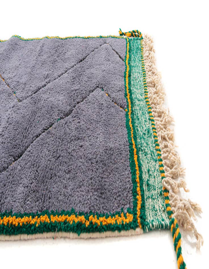 Detail image of 4' 4 x 7' 2  Hand Knotted Moroccan Wool Rug