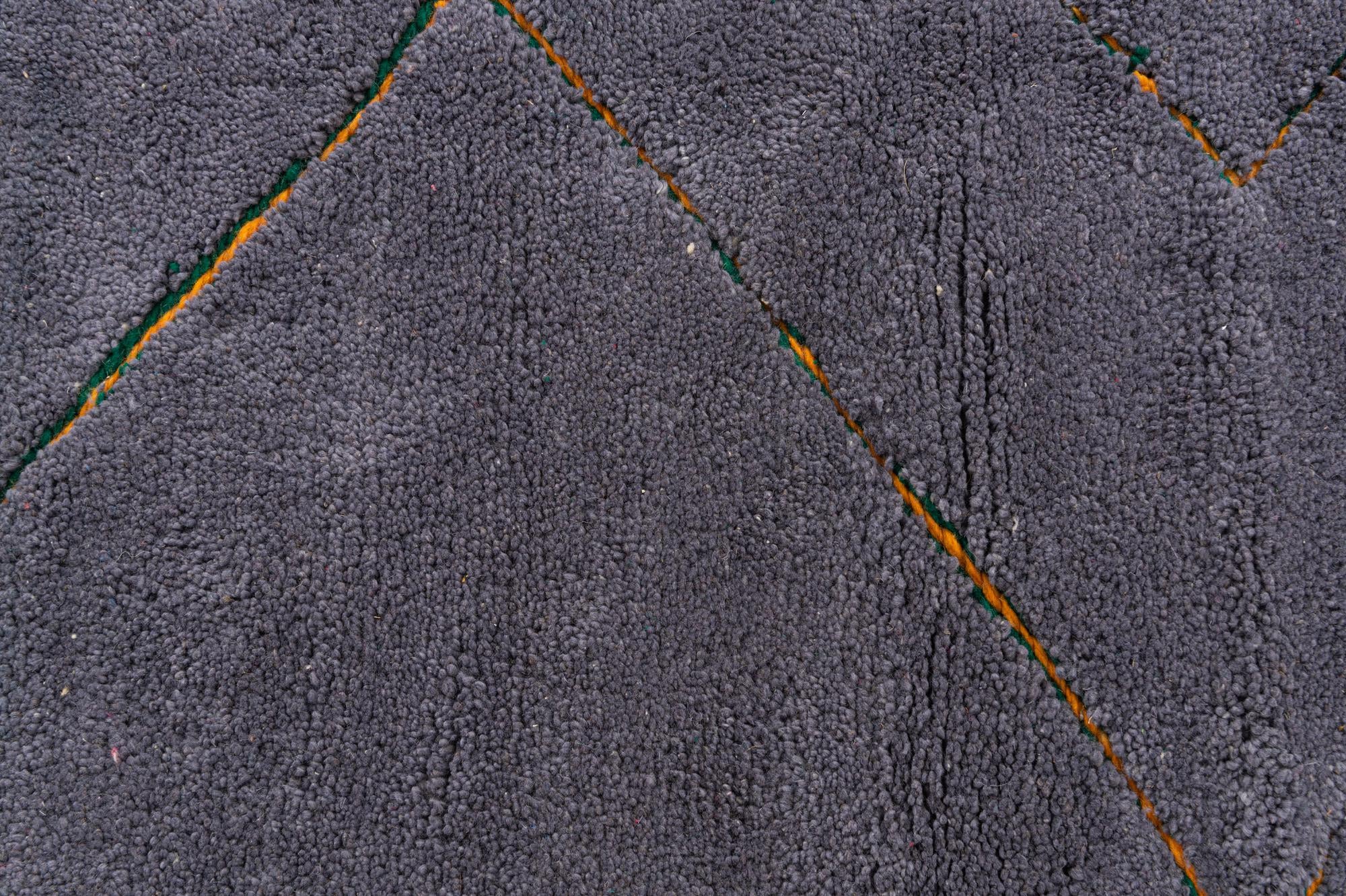 4' 4 x 7' 2 Hand Knotted Moroccan Wool Rug