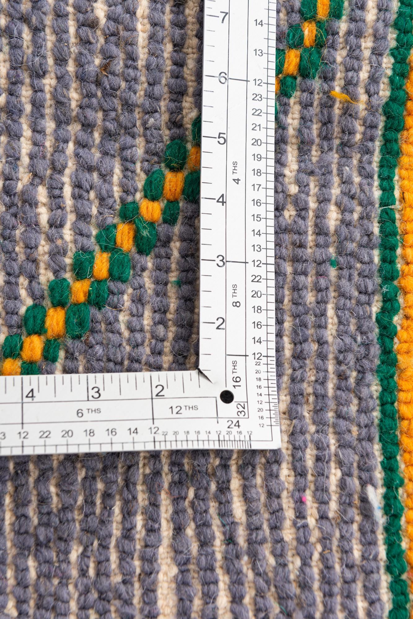 4' 4 x 7' 2 Hand Knotted Moroccan Wool Rug