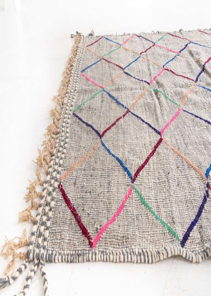 6' 10 x 10' 4 Hand Knotted Moroccan Wool Rug