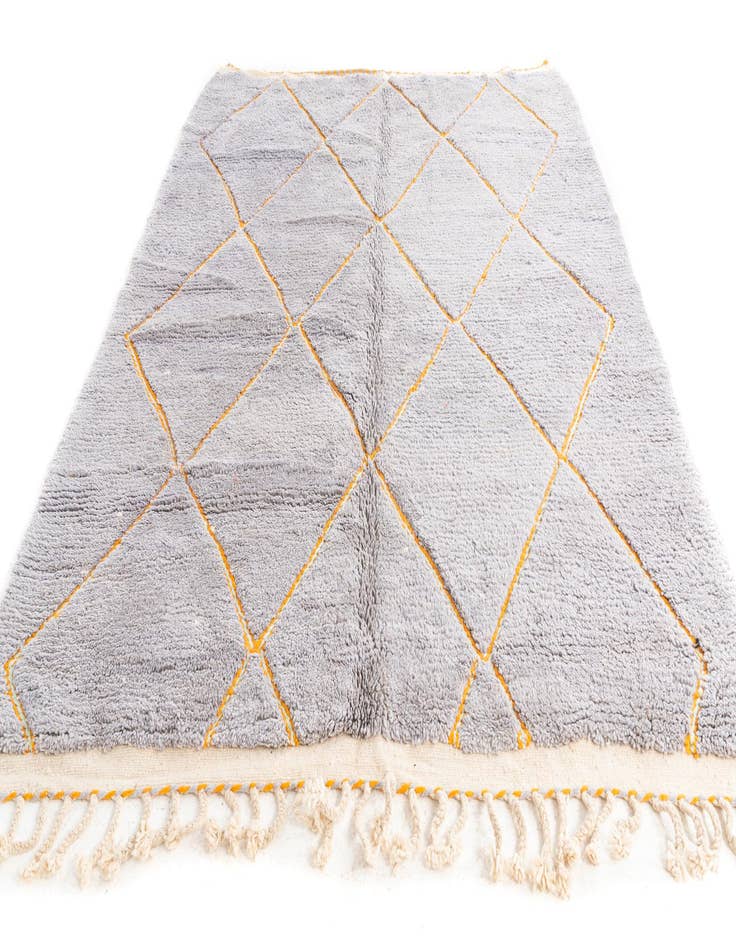 Detail image of 7' 4 x 9' 2  Hand Knotted Moroccan Wool Rug